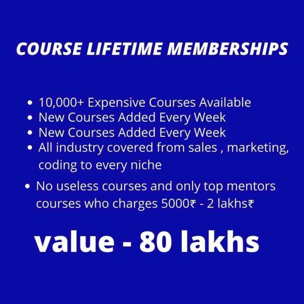 10K+ EXPENSIVE COURSE MEMBERSHIP