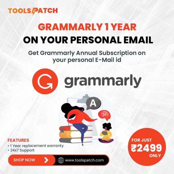 Grammarly 1 Year On Your Personal Email