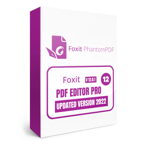 Foxit PDF Editor Pro 12 l Latest 2022 l Windows